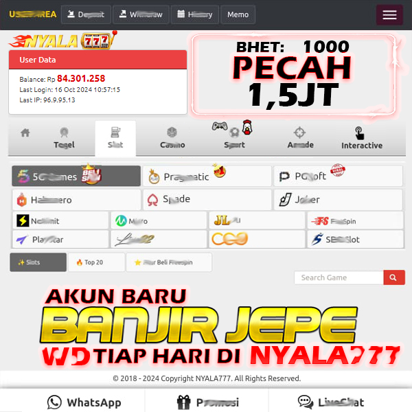 Nyala777: Link Slot Gacor Server Jepang Resmi 2025